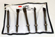 Комплект длинных зубил для пневматического молотка (JAH-6833H), 5 предметов в Смоленске
